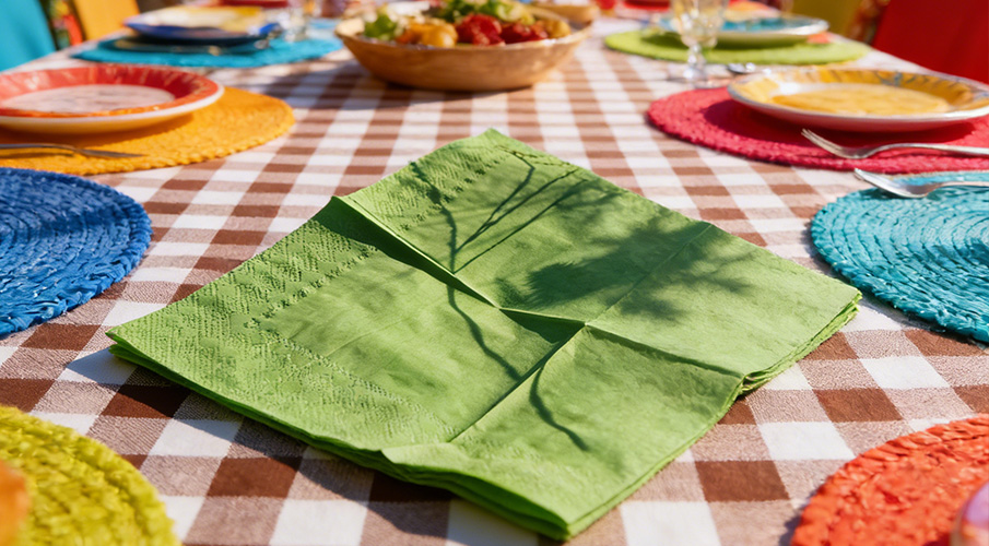 COLOR PAPER NAPKINS