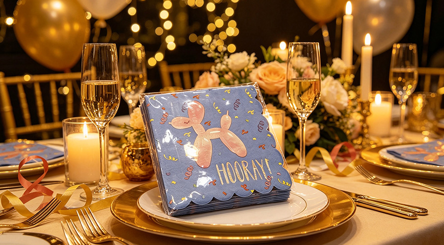 GOID FOIL NAPKINS 