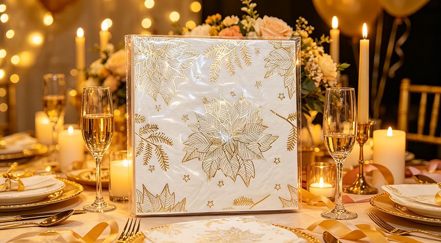 GOID FOIL NAPKINS 