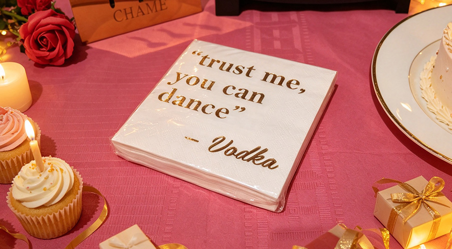 GOID FOIL NAPKINS 