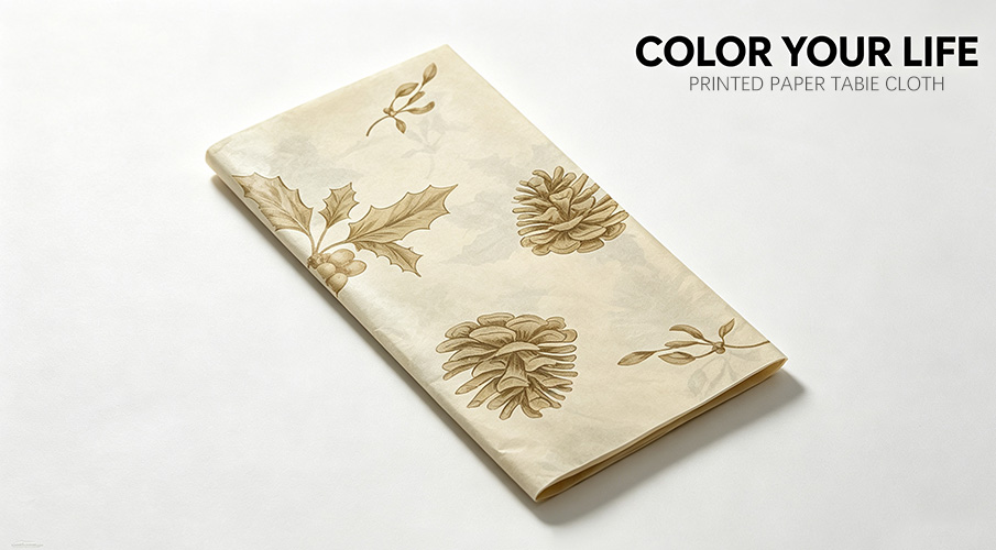 PRINTED PAPER TABIE CLOTH
