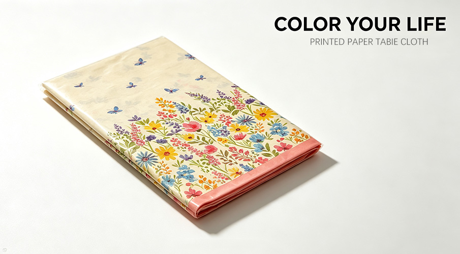 PRINTED PAPER TABIE CLOTH