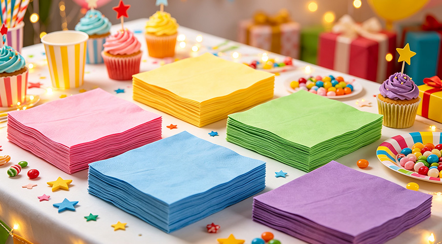 COLOR PAPER NAPKINS